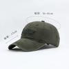 New Cotton Soft Top Cap Men's and Women's Three-dimensional Embroidery Simple Casual Travel Baseball Cap