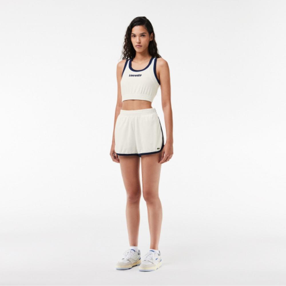 

LACOSTE Женские шорты из органического хлопка [Off White]