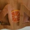 Wooden Armrest Clips-On Table Sofa Organizer Tray for Coffee Snacks Electronics