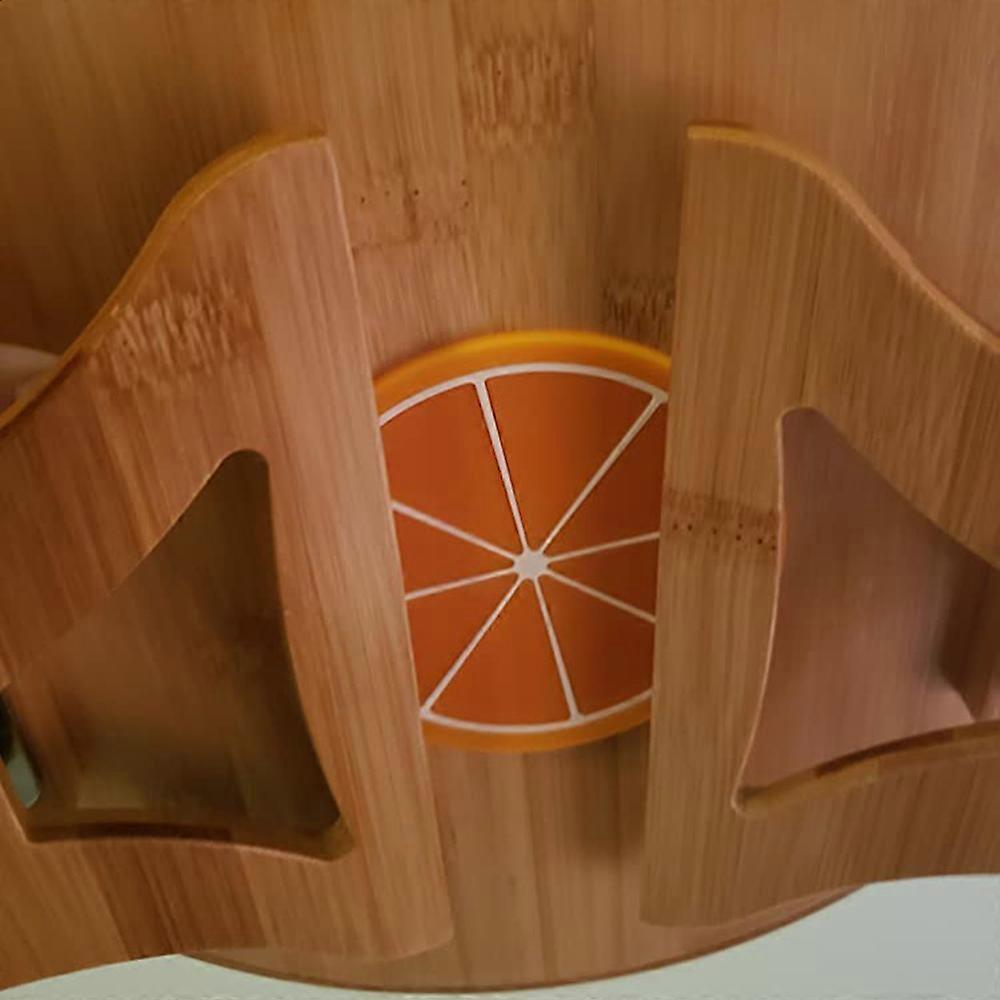 Wooden Armrest Clips-On Table Sofa Organizer Tray for Coffee Snacks Electronics