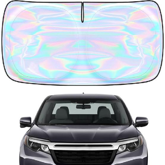 Windshield Sun Shade Cover For Kia Forte -2025 - Sunshade Compatible With Kia Forte Foldable Front Window Sunshade Sun Visor Protector Block UV Rays