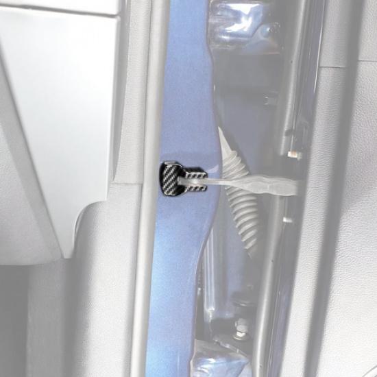 Car Door Stopper Buckle Cover Trim For Ford Mustang 2015-2025 Accessories Carbon