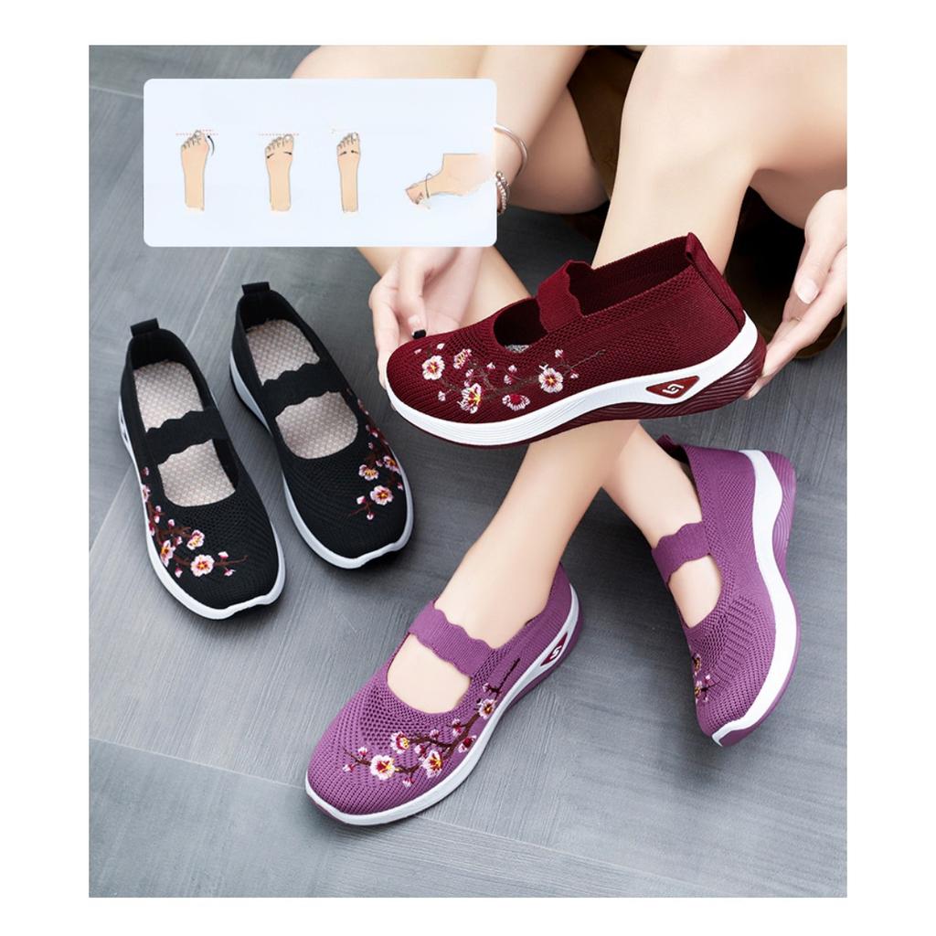 Pantofi de damă noi de vară, cu gură ușoară, pantofi simpli cu pânză, pantofi casual de damă, pantofi leneși cu un picior