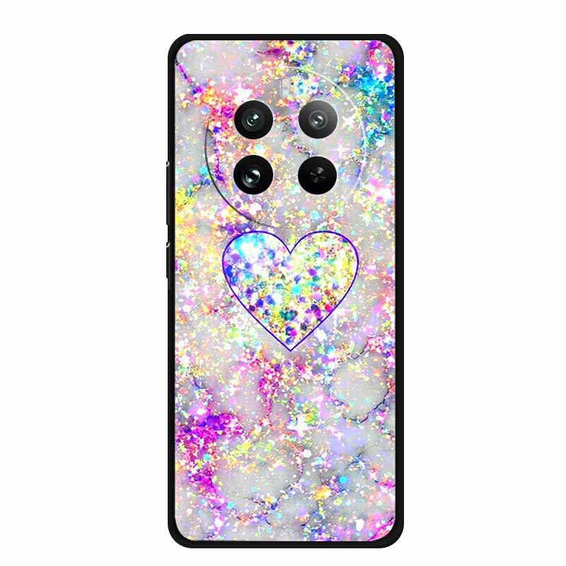 For Realme 12 4G Case Realme12 5G Silicone Pained TPU Lovely Coque for Realme 12 Pro 5G Cover Realme 12 Pro+ Funda Realme12 Plus