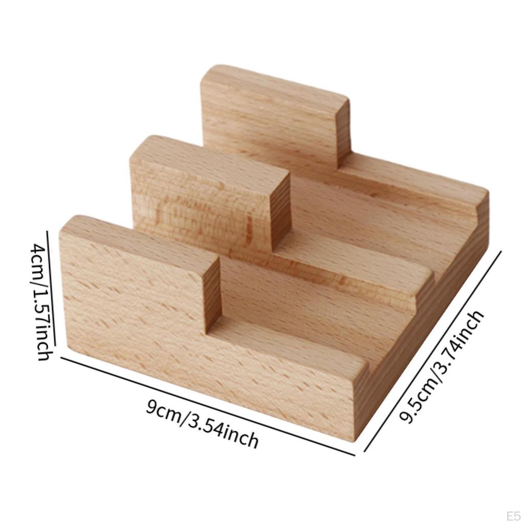 Wood Sushi Holder Display Stand Decorative Novelty Kitchen Gadget Platter Rack for Tabletop Party