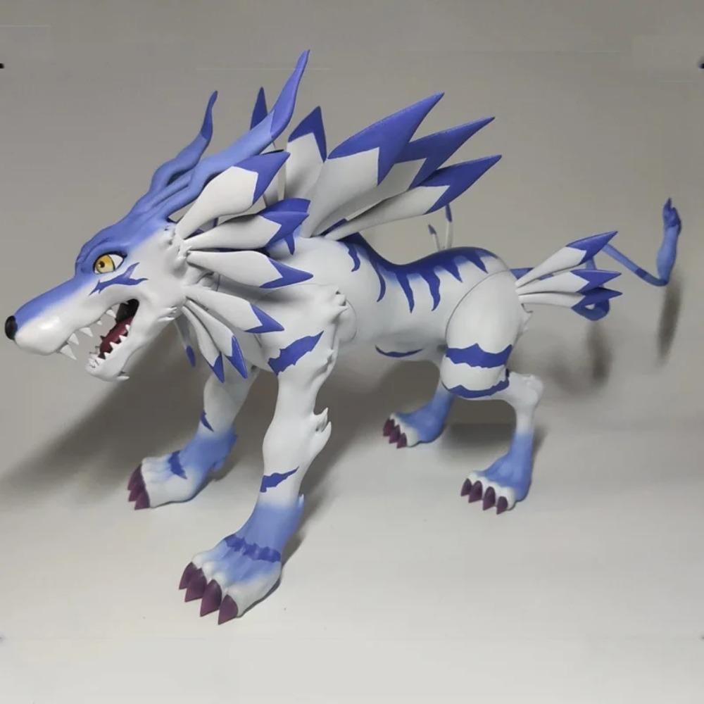 11cm/4.33in Anime Digimon Adventure Figure Garurumon Action Figures Pvc Statue Desktop Ornamen Collection Model Toys Gifts