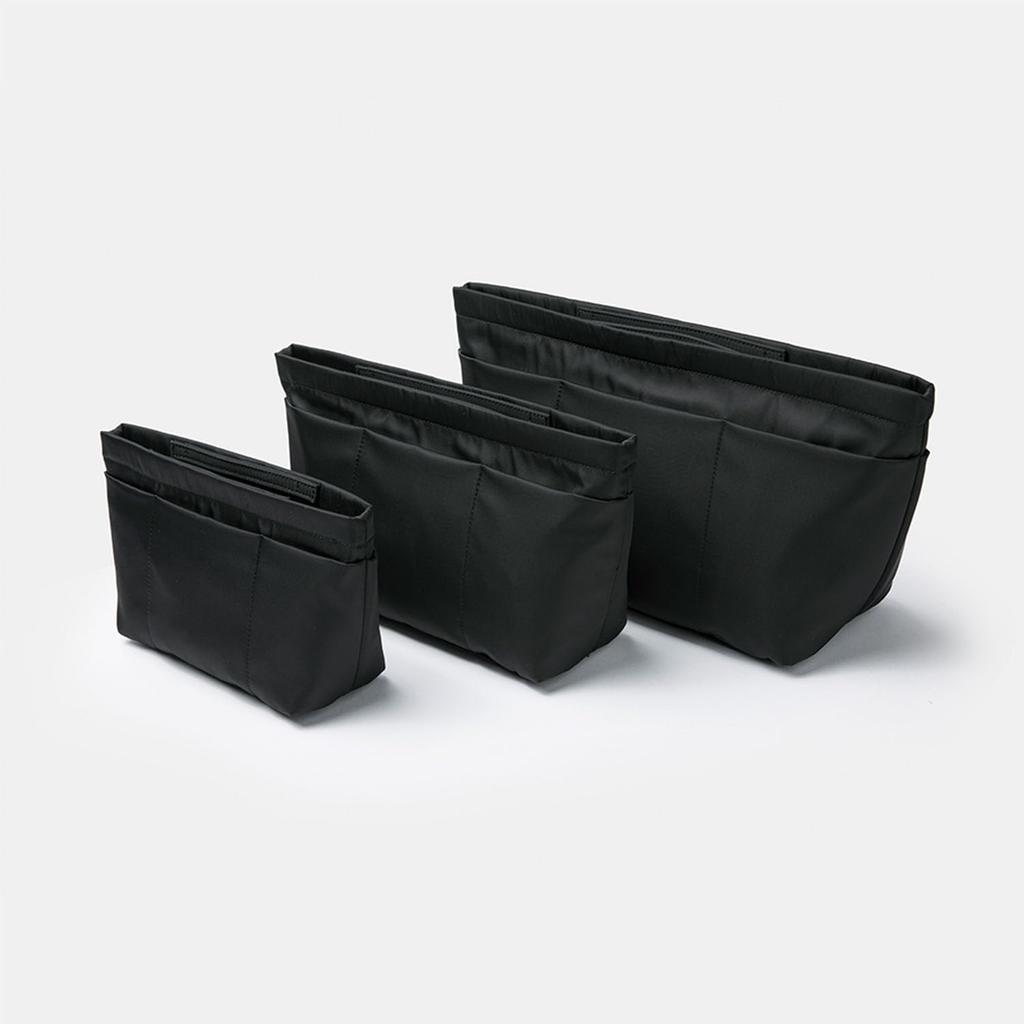 YONBEN Handbag Organizer Insert Bag, Tote Shaper Bag - Large Purse Organizer Insert - Lightweight & Durable - Nylon Inner Bag (Large, Black)