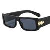 Big Frame Square Sunglasses For Female Fashion Brand Flower Ladies Sun Glasses Vintage Shades Eyewear Oculos De Sol UV400