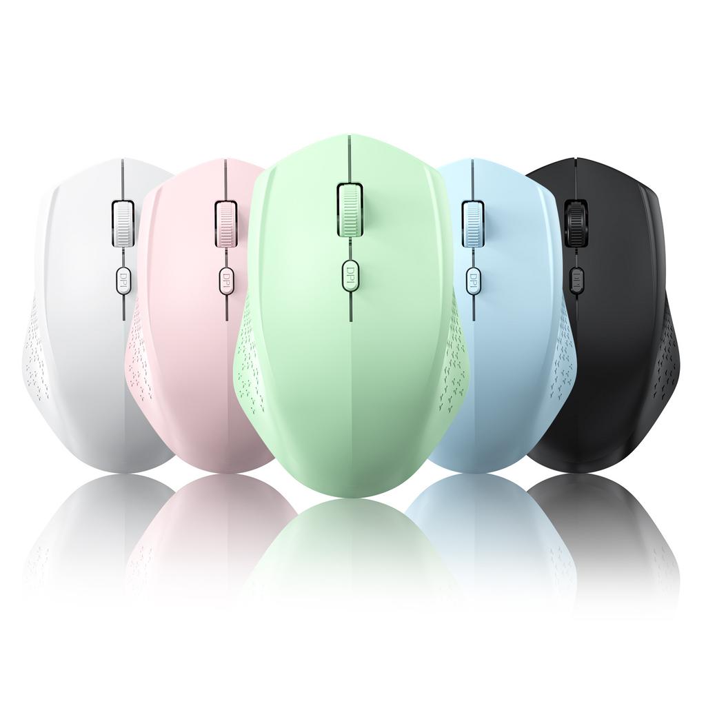 Ergonomic Wireless Bluetooth 5.2 Mouse 1600DPI Rechargeable Mouse for MacBook Tablet Computer Laptop 2.4GHz USB PC Accessories