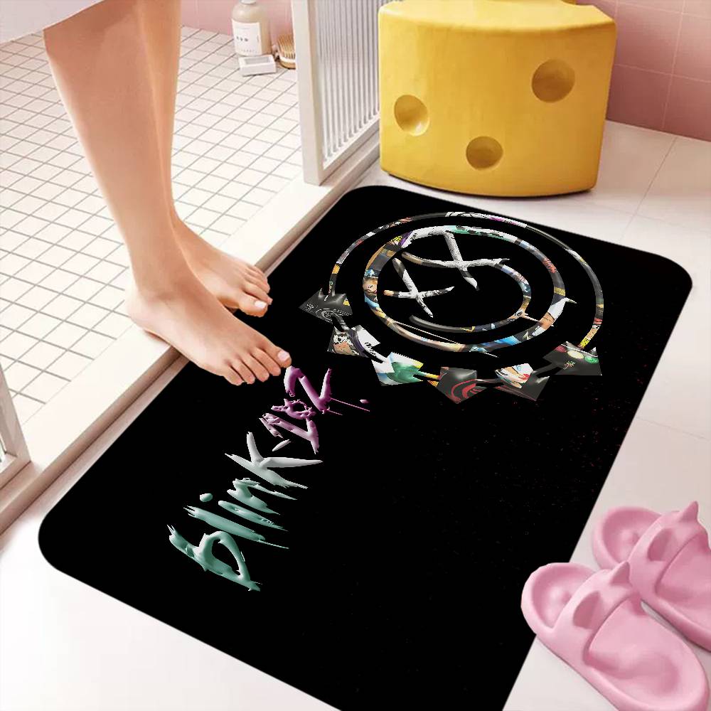 B-Blinks 182 Rock Band Room Mats Cheaper Anti-slip Modern Living Room Balcony Printed Welcome Rug