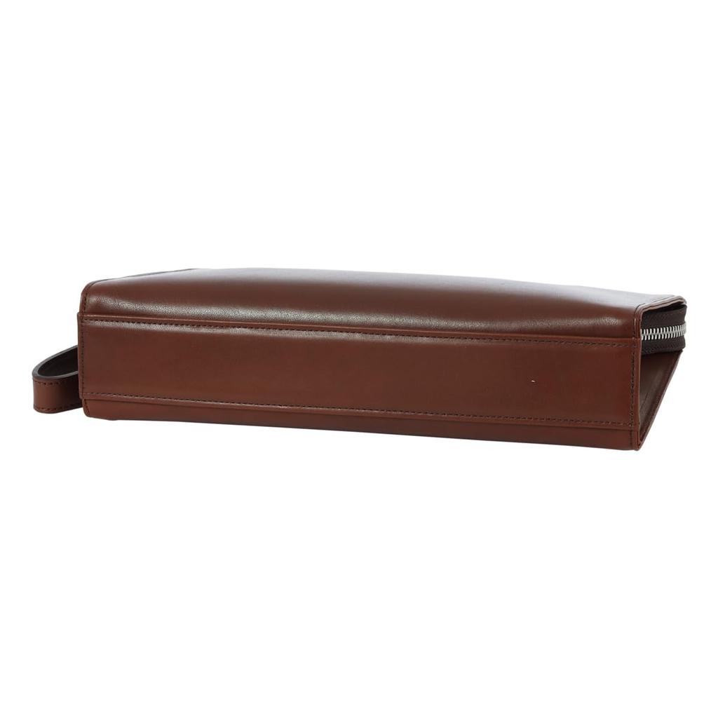 Black Dakota Black Label Clutch Bag Genuine Leather Axorio 3 1623702 Dakota BLACK LABEL Second Bag Handbag Cowhide Leather Chocolate [Dakota Label]