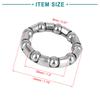 ACROPIX Bicycle Ball Bearings Bicycle Bearing Cage Crank Bearings Silver Tone 44mm X 9 Balls Pack of 4