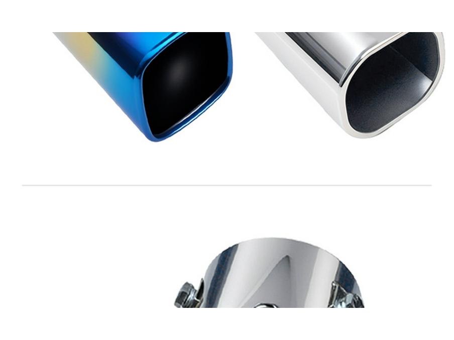 Stainless Steel Tailpipe Cover for 6.8CM-7.3CM Exhausts