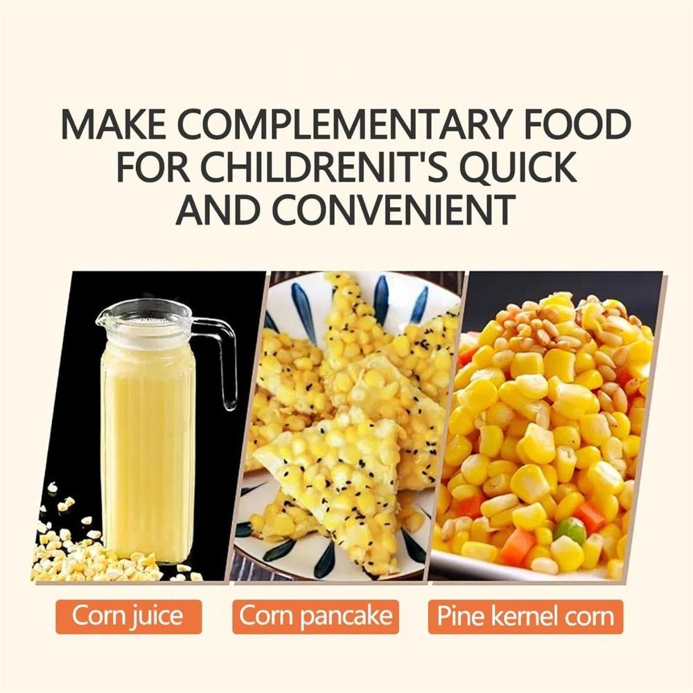 Planer Tool Corn Cob Peeler Stainless Steel Corn Thresher  for Home Kitchens