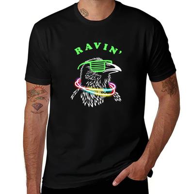 Ravin Raven Tričko pánské trička bavlněná trička pro muže bavlna vtipné tričko