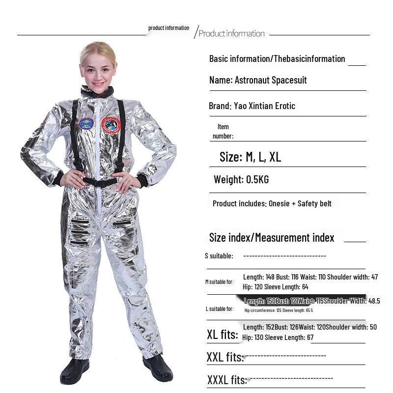 Astronaut Piloot Halloween Kostuum: Ruimtepak Rollenspel Outfit voor Kinderen en Volwassenen