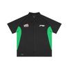 Li Ning CBA 25-26 Season Liaoning Team Casual Polo Shirt Unisex Tops Black Green ASHV369-1