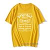 Vintage Made In 1962 T-Shirt Anniversary Present Funny Unisex Graphic Graphic Cotton Short Sleeve Novelty O-Neck Father Tshirt