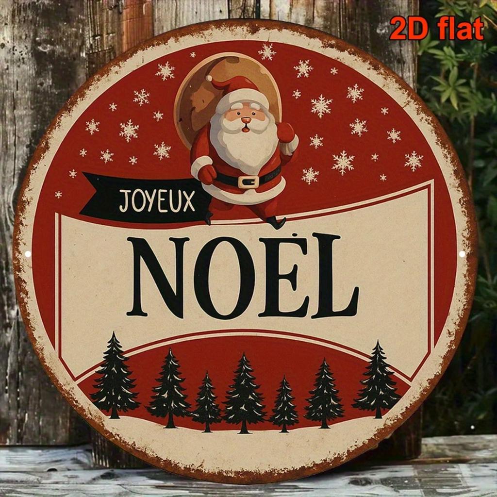 2D Flat Metal Wall Sign Decor