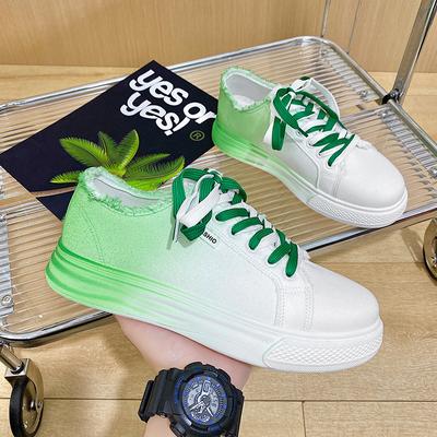 Pantofi Vulcanizați Bărbați 2024 Noi Pantofi din Pânză Verzi Design la Modă Adidași Femei Bărbați Pantofi cu Platformă pentru Tenis Zapatos Deportivos