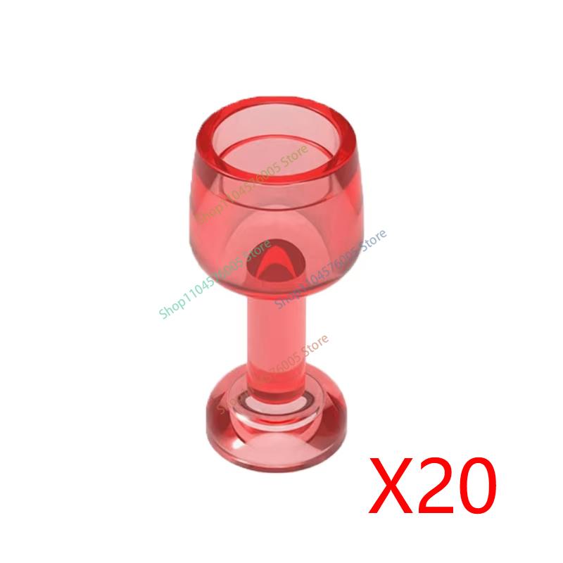 MOC City Scene Accessories Building Blocks Medieval Bonfire Flame Wine Bottle Reagent Bottle Box Compatible Mini Bricks Toys T11