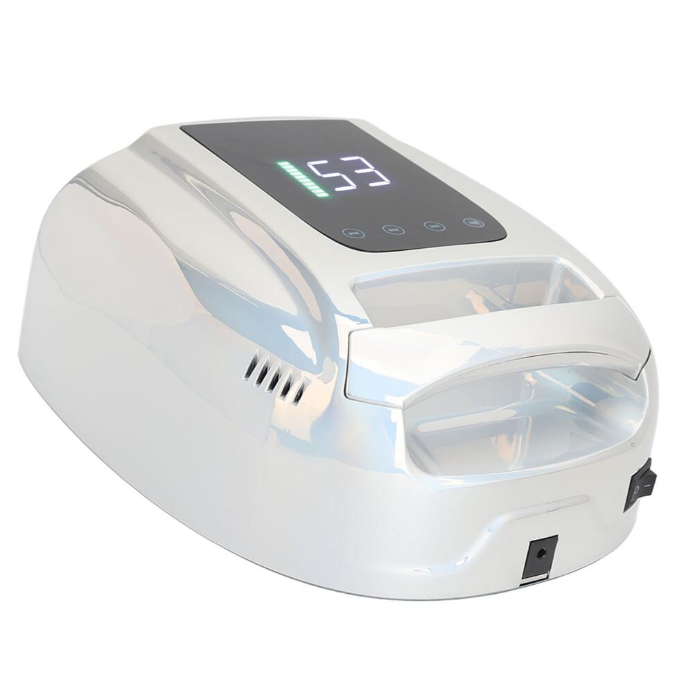 UV Nail Light 96W 42 Light Chips Rechargeable Nail Curing Lamp Nail Dryer for Gel Polish Silver Plating Color 100‑240V EU Plug
