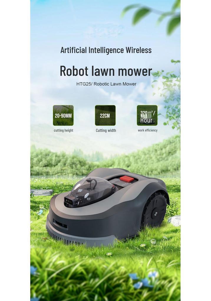 Smart Electric Lawnmower & Trimmer with Mobile Path Planning