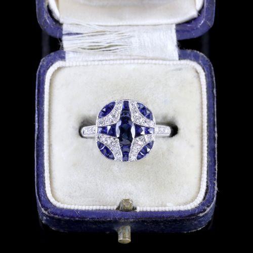 Simple Zircon Ring, Royal Blue Wedding Jewelry Women S Jewelry. no. 6