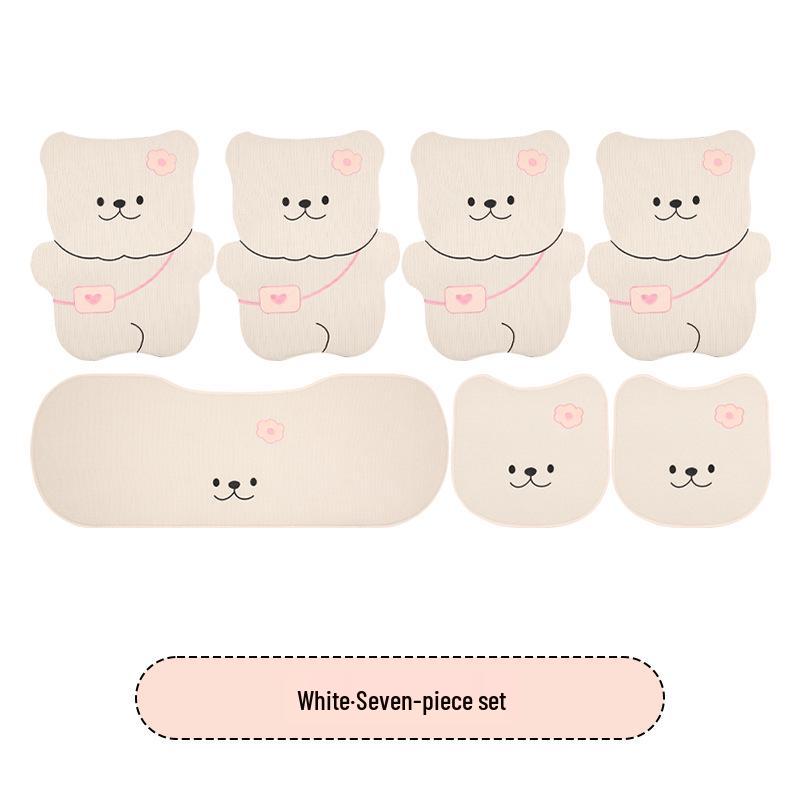 Süßes Cartoon-Bären-Autositzkissen & Universeller Rucksack für BYD Seal 05