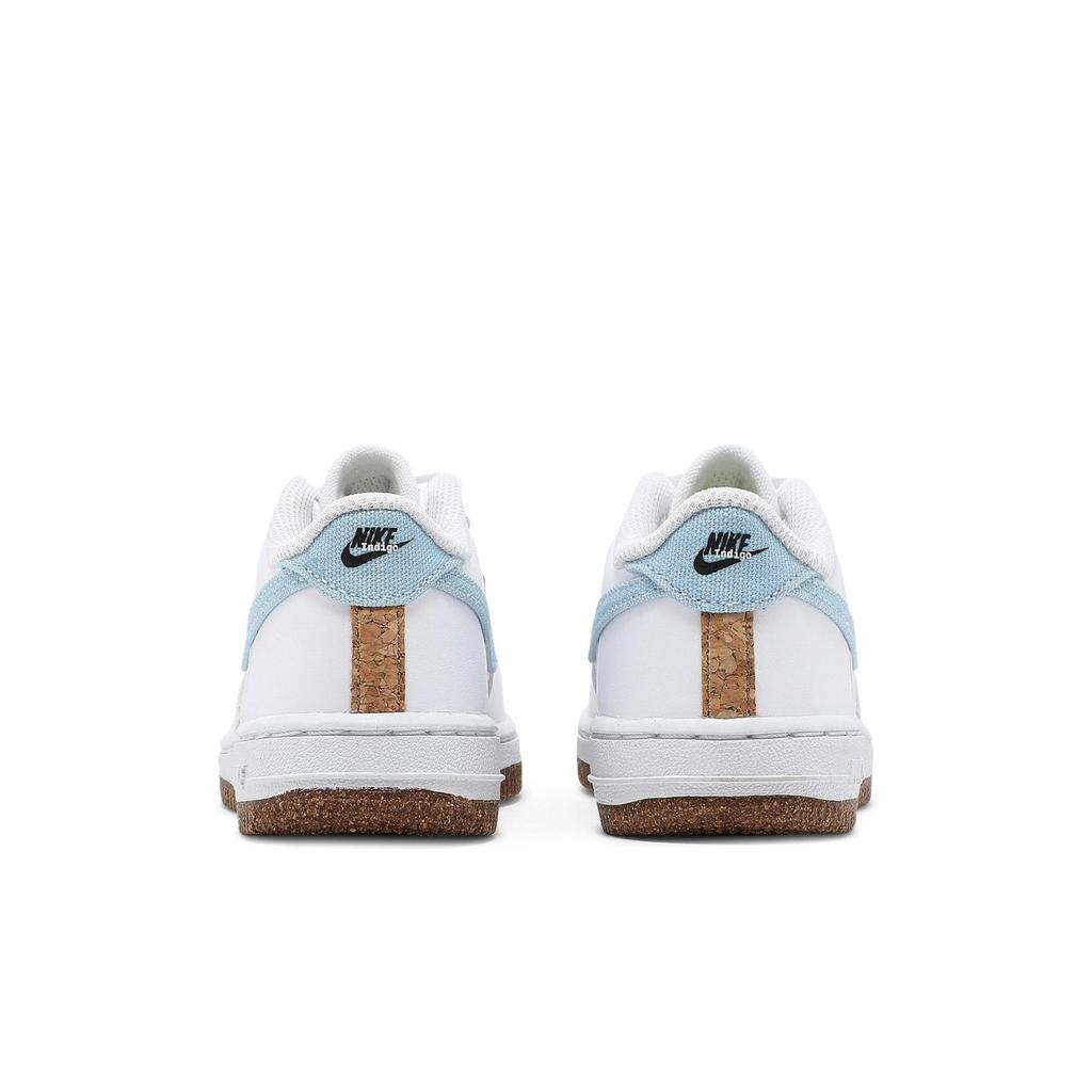 Nike Air Force 1 LV8 Toddler 'Indigo' (Unisex) White / White / Black / Obsidian Toddler Shoes CZ2663 100