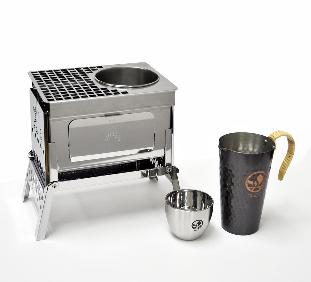 Kimikan Sho's B-6 (warm) Grill 4-piece set/SHO-0004-0066