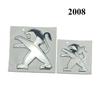 OQUP8 ABS 3D Löwenemblem Fronthaube Heckklappe Abzeichen für Peugeot 2008 3008 2021 2022 2023 Autoaufkleber Decals Styling Zubehör