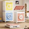 Storage Box, Bedroom Clothes Storage Box, Household Clothes On Wheels, Foldable Large Capacity Dorm Room Storage Box
