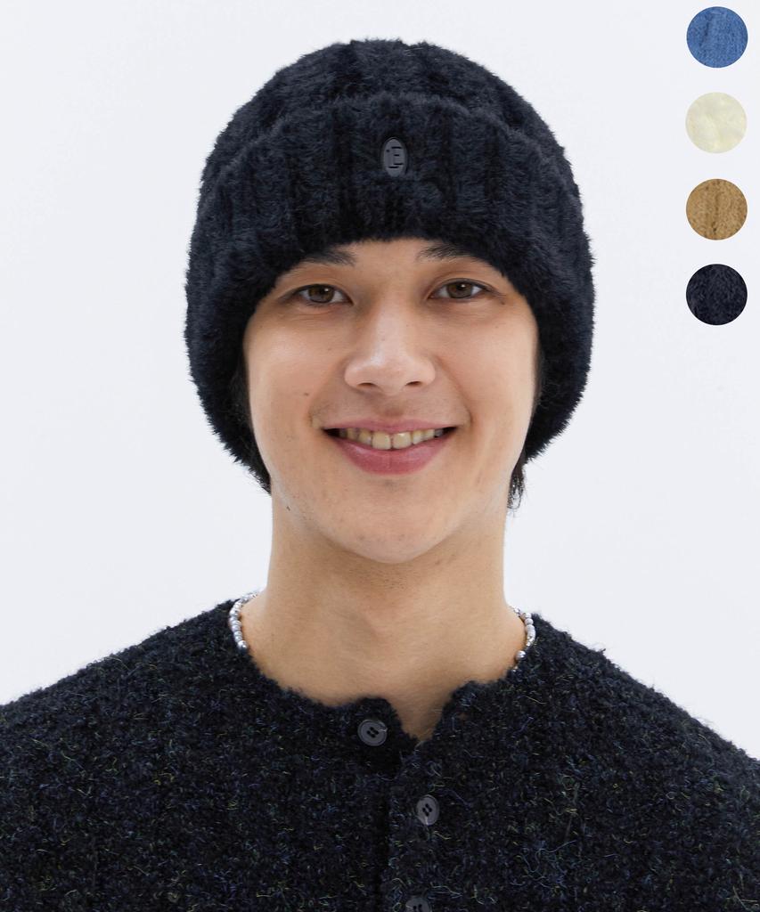 TRIP LE SENS Hairy Knit Beanie_4 Color