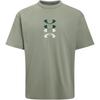 UA Graphic Logo Sports Casual Crew Neck Short Sleeve T-Shirt Men T-Shirts Jungle-Green 6007603-504