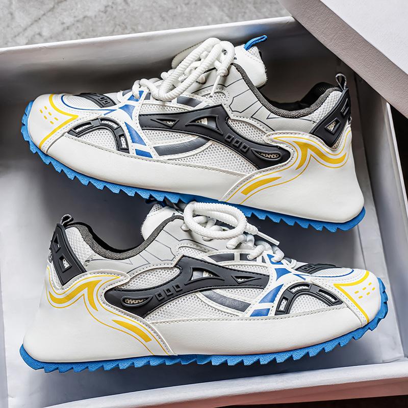 Men's Shoes New Summer Dad Platform Sneakers Heightened Casual Versatile Mesh Breathable Sports Casual Shoes