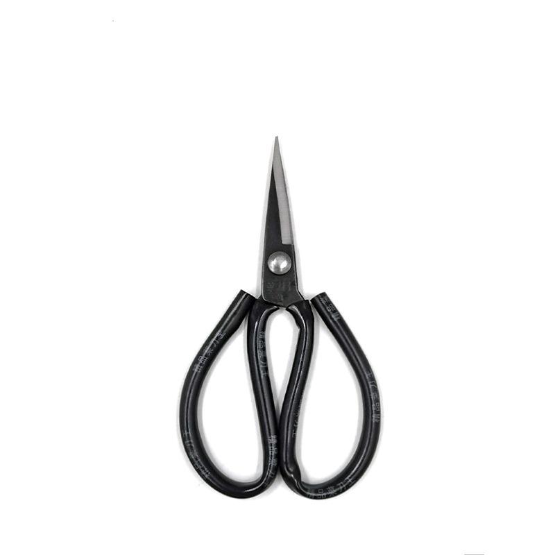 

Large Scissors, Leather-cutting, Sewing, Kitchen Use, Fish Head Clipper, Black Plastic Handle, High-carbon Steel Clipper, Office Clipper C221B#