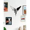 1pc Gothic Demon Angel Metal Wall Art Gothic Home Decor Iron Craft Ornament For Room Personalized Gift