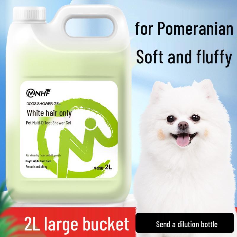 Pomeranian & Samoyed Whitening Shampoo for White Dogs