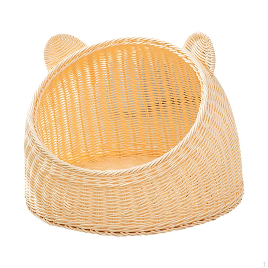 Cat Bed House All Seasons Available Kennel Lounge for Indoor Cats