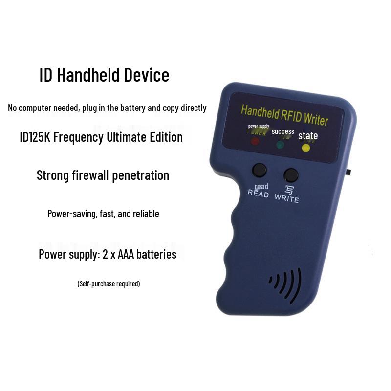 Handheld 125K ID Card Copier & Writer with Induction Access Control