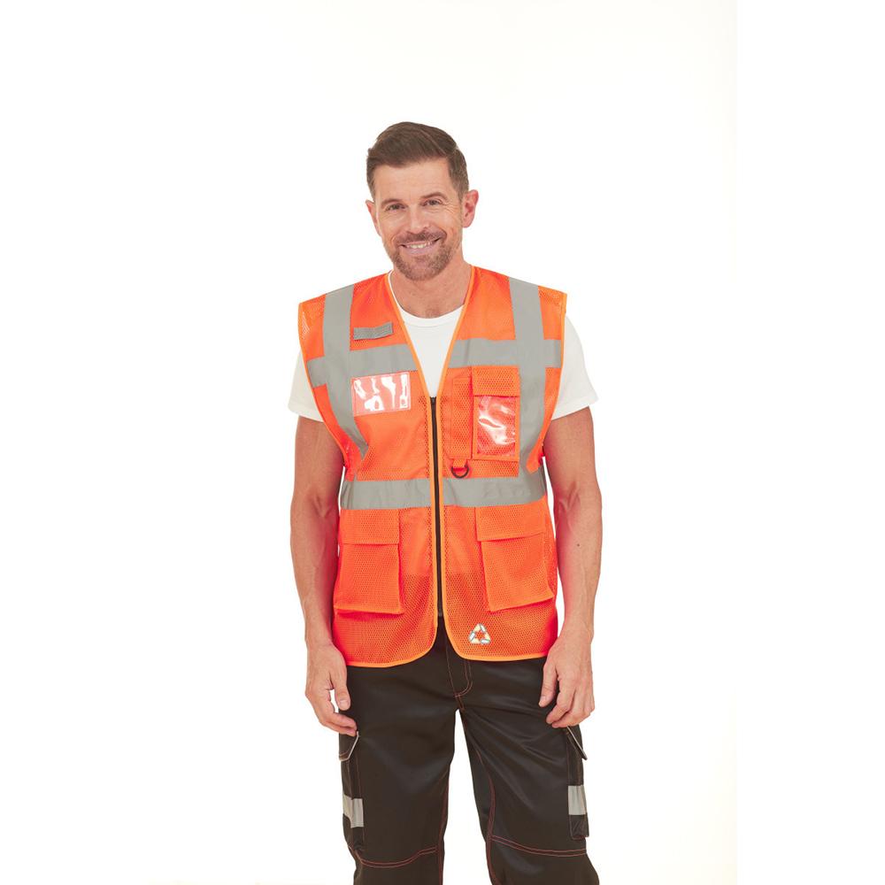 Yoko Mens Hi-Vis Safety Vest