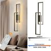 Industrial LED Wall Sconce Light with Remote Control, 18-36W Adjustable Acrylic Metal Fixture for Indoor Lighting wall decor