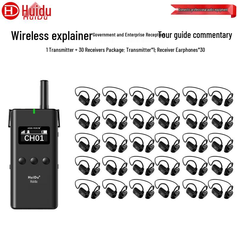 

HuiDu E-501T 2.4G Wireless Tour Guide System (CN version)