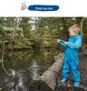Kinder Ganzkörper-Regenanzug: All-in-One Wasserdichtes Poncho für Jungen und Mädchen - Perfekt für Schule und Outdoor-Spiel