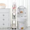 Bathroom & Kitchen Multi-layer Floor-standing Storage Trolley Shelf