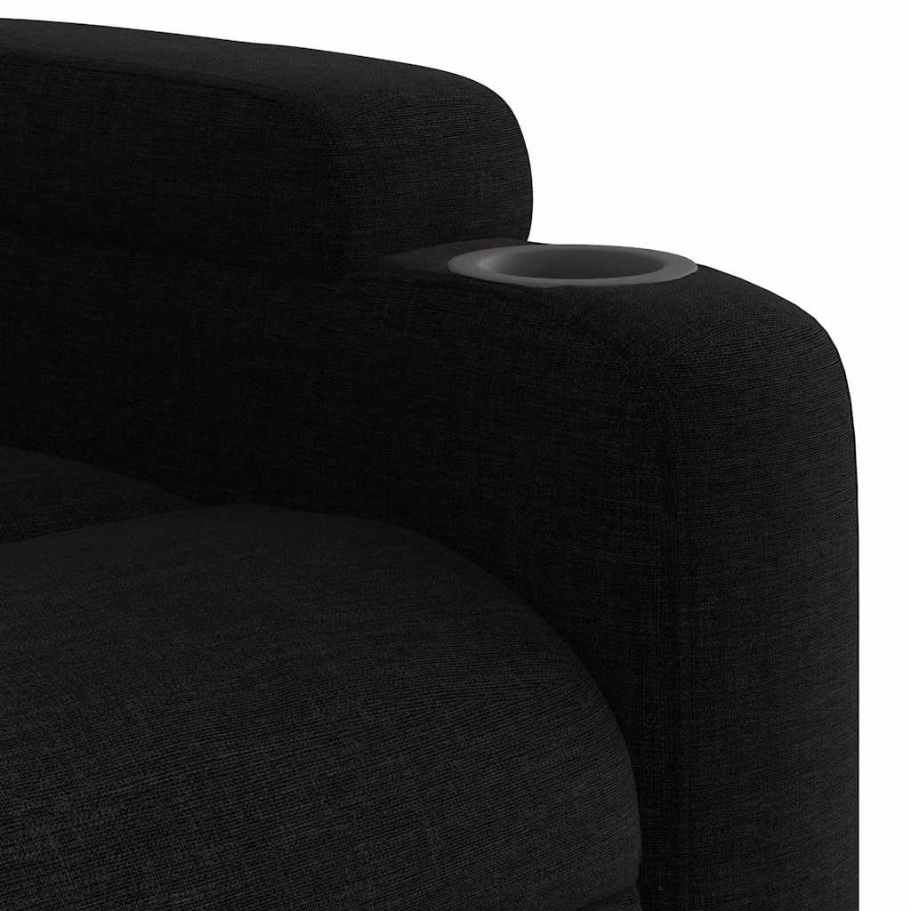 Electric Massage Chair Black Fabric
