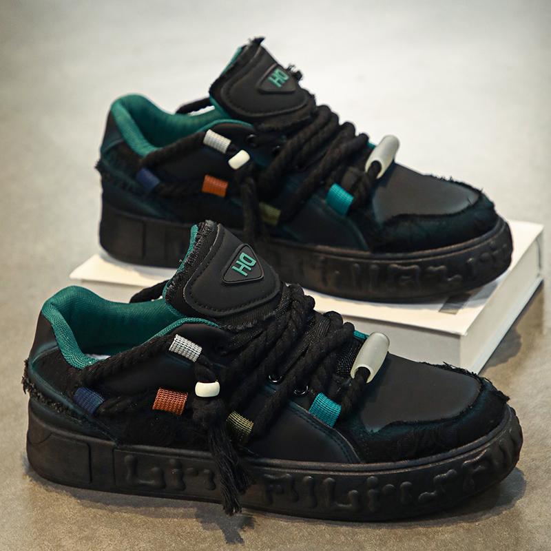 Comfortable Men's Sneakers 2024 New Spring Men Casual Shoes Fashion Lightweight Outdoor Breathable Walk Shoe For Man Thick Sole