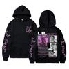 Lil Peep Hell Boy Crybaby Felpa con Cappuccio Grafica Hip Hop Rap Uomo Donna Vintage Oversize Felpa Moda Maschile Streetwear