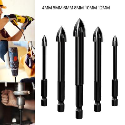 CHOSUR Üçgen Cam Seramik Alaşımlı Çelik Karo Matkap Ucu Delik Zımba